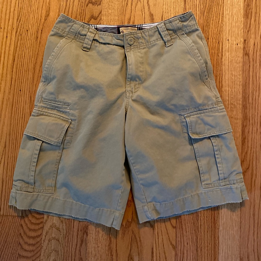 Vintage mens khaki cargo shorts